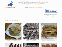 Tablet Screenshot of cakhomientay.com